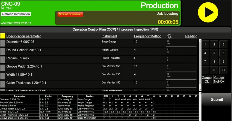 Visual Factory Dashboard